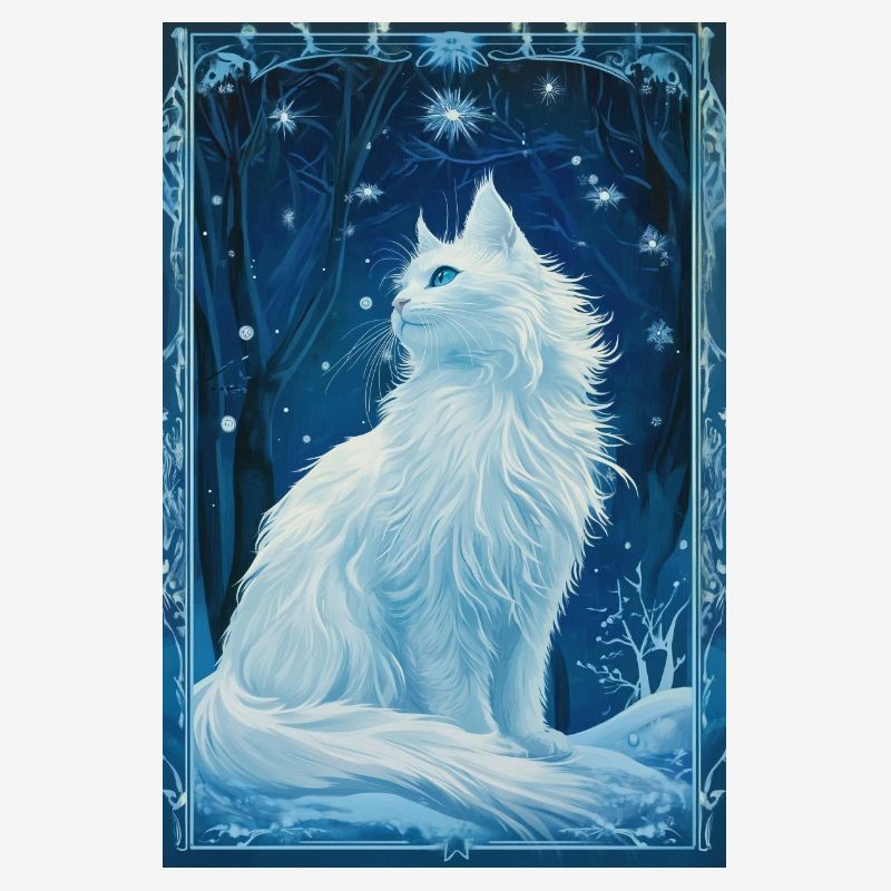 Cloudtail Cloud Tail Mucha 1920s White Cat