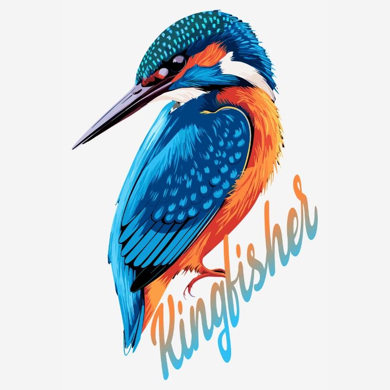 Niedlicher Eisvogel