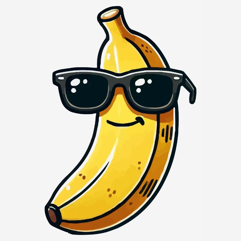 Lunettes de soleil banane Comic