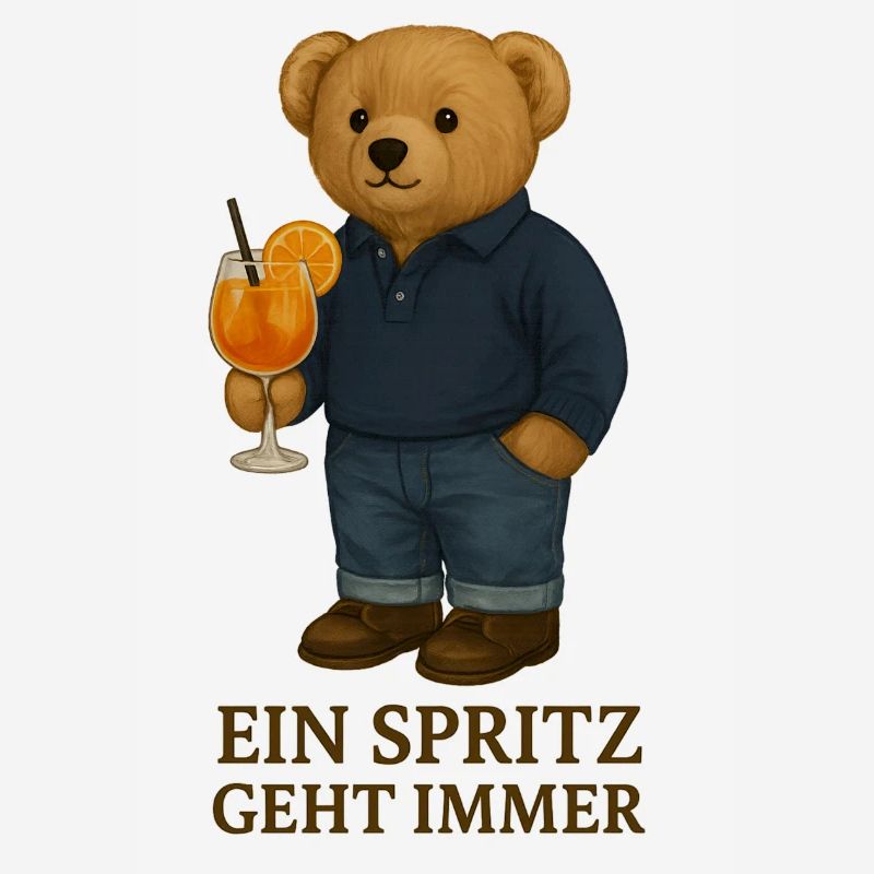Teddy mit Spritz