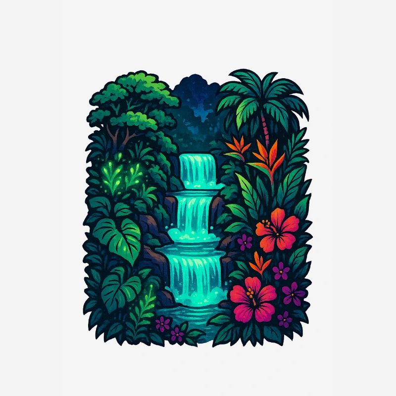 Cascade tropicale