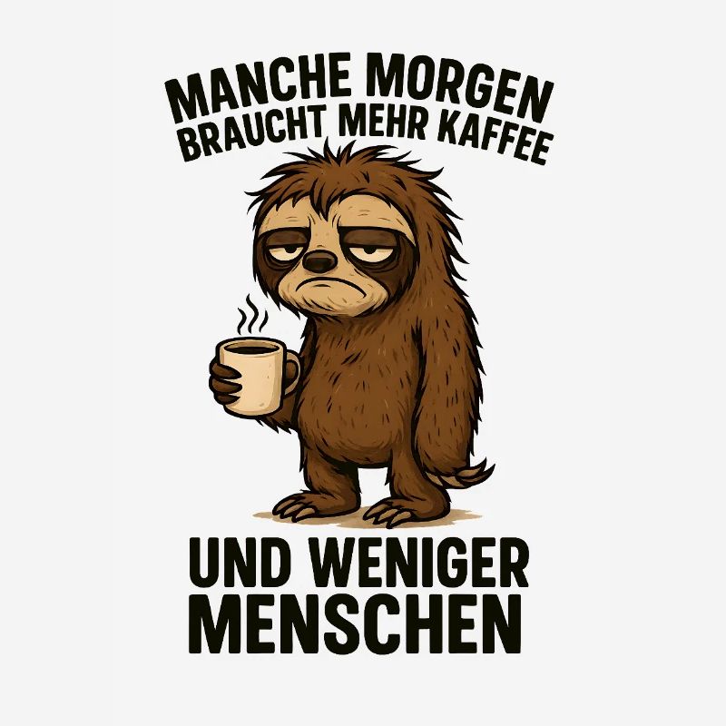 More coffee, less I hate people