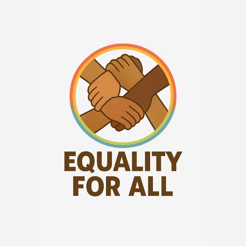 Unity Hands Conception de l’emblème circulaire