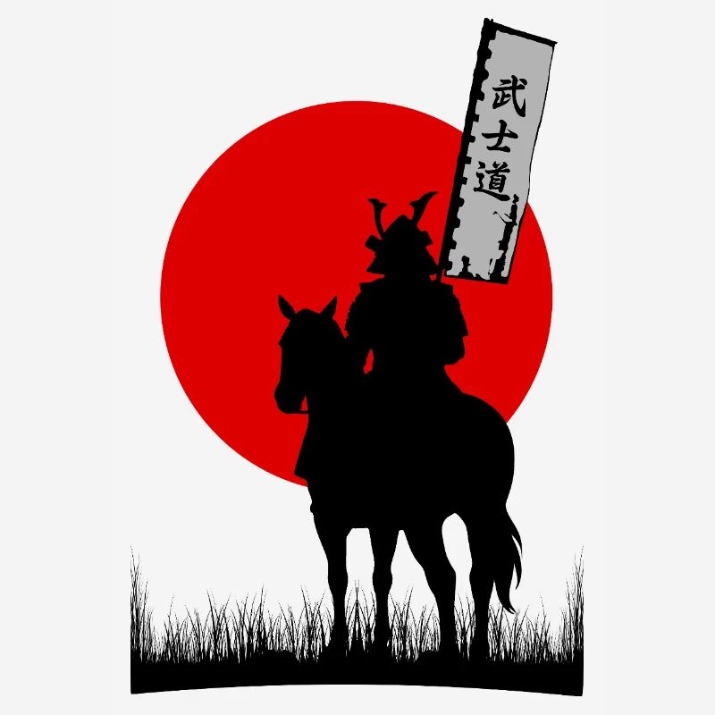 BUSHIDO, SAMURAI-KRIEGER-CODE | 8K SAUBERE SILHOUTTE