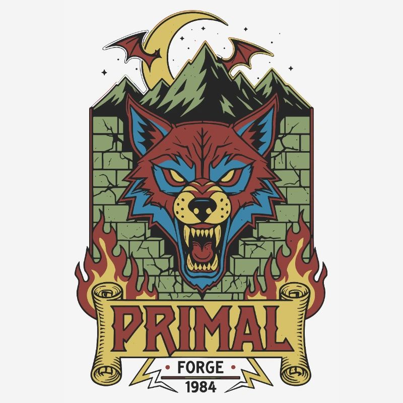 Primal Wolf Forge 1984