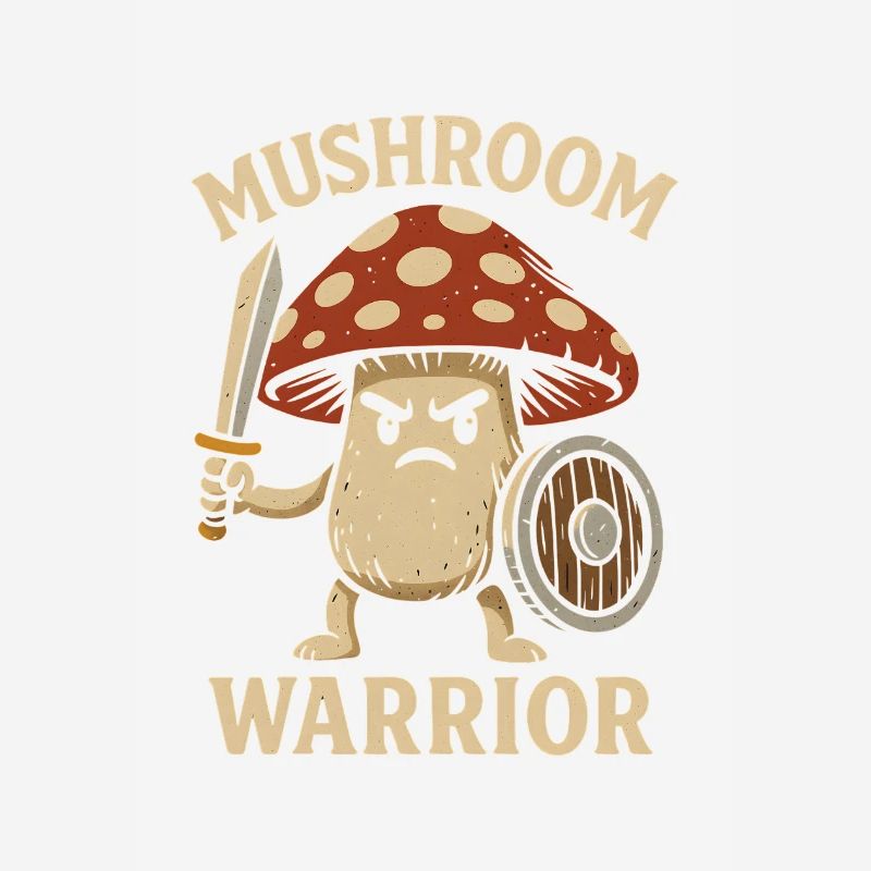 Guerrier champignon avec épée