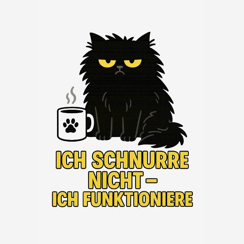 I don't purr – I function (cat)