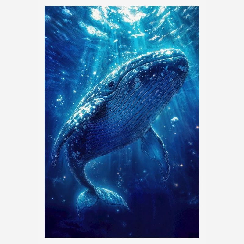 Illustration eines Wals