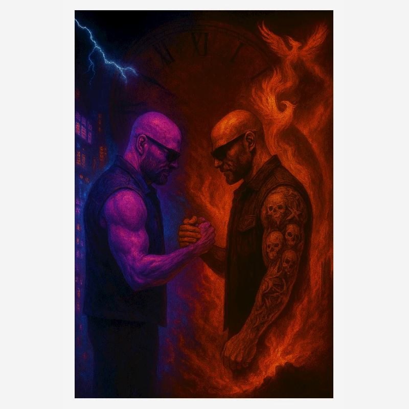 Feuer gegen Eis Duell der Elemente