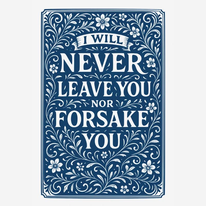Ich werde dich niemals verlassen oder im Stich lassen