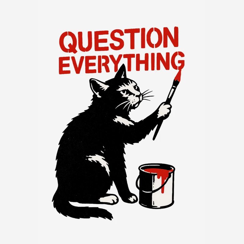 Questioning Everything: Cat Art
