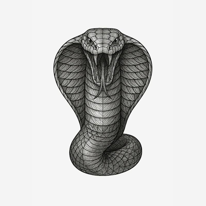 Cobra Graphite Line Illustration
