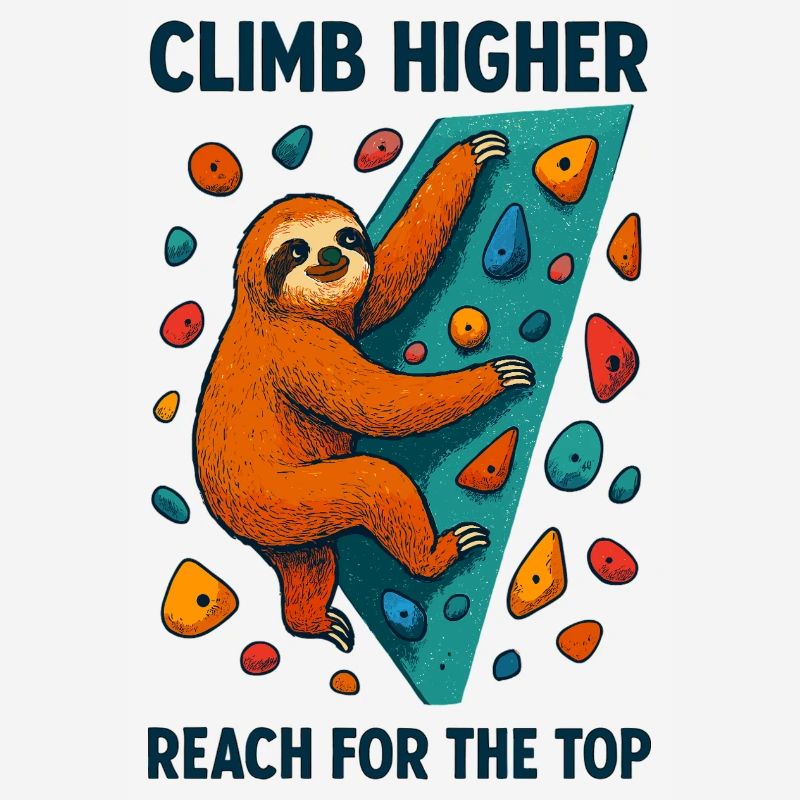 Bouldering Sloth Climbing Boulder Climber