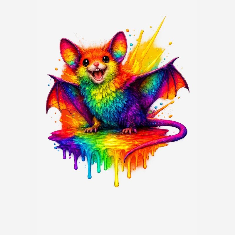 Rainbow Bat Splash