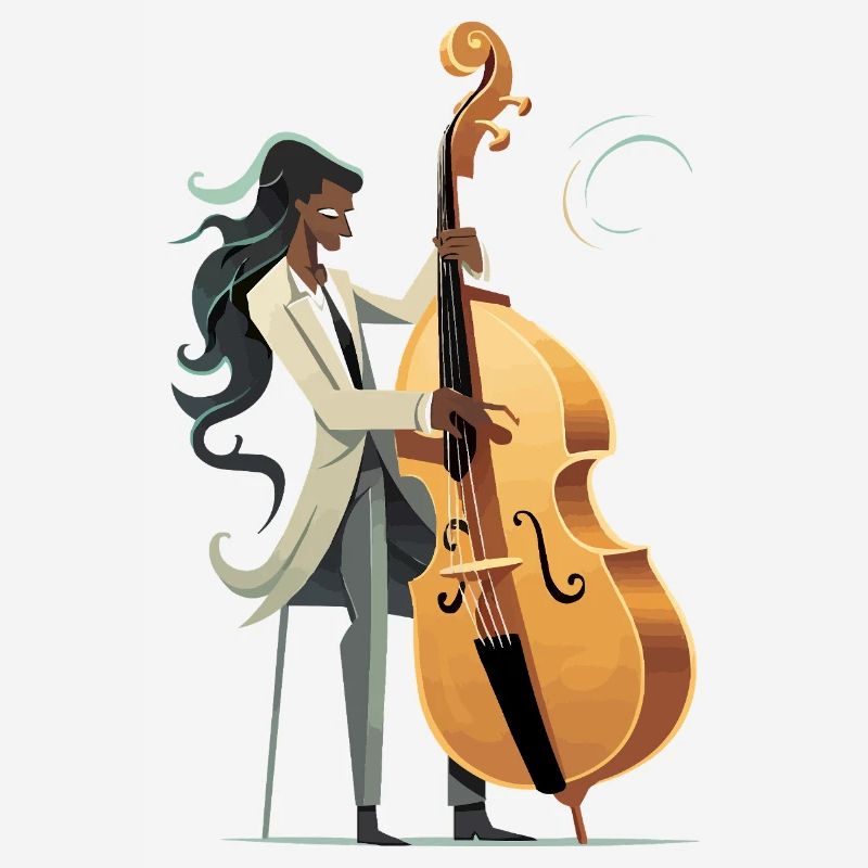 Maître du violoncelle dans le style moderne
