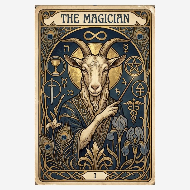 La chèvre, le magicien