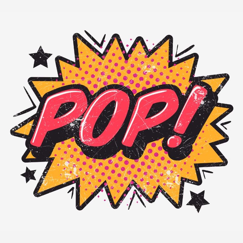 POP 80s COMIC STYLE GRAFFITI COMICS MOTIF GIFT