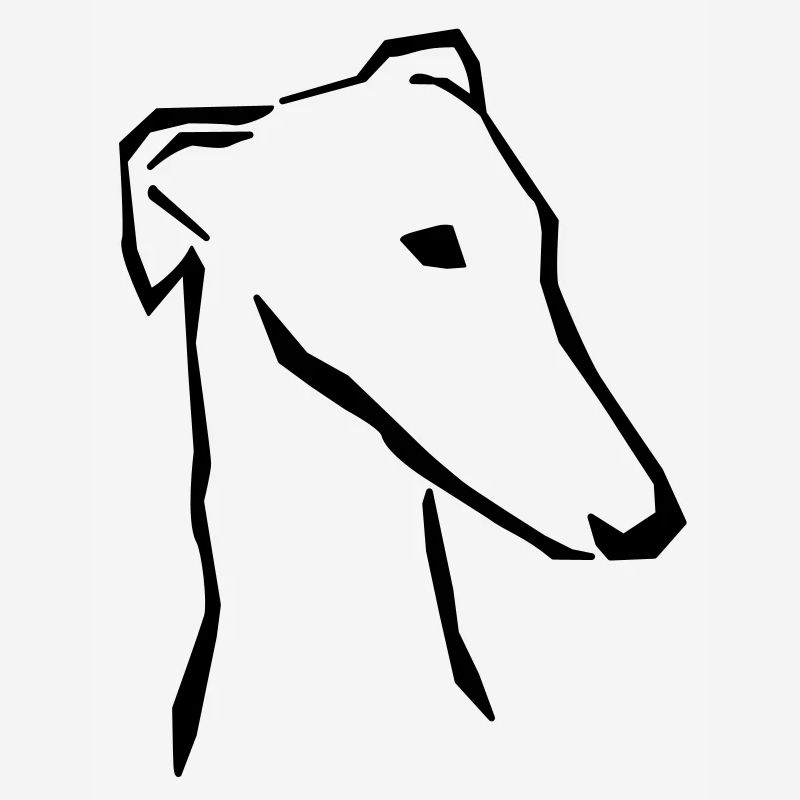 Greyhound head