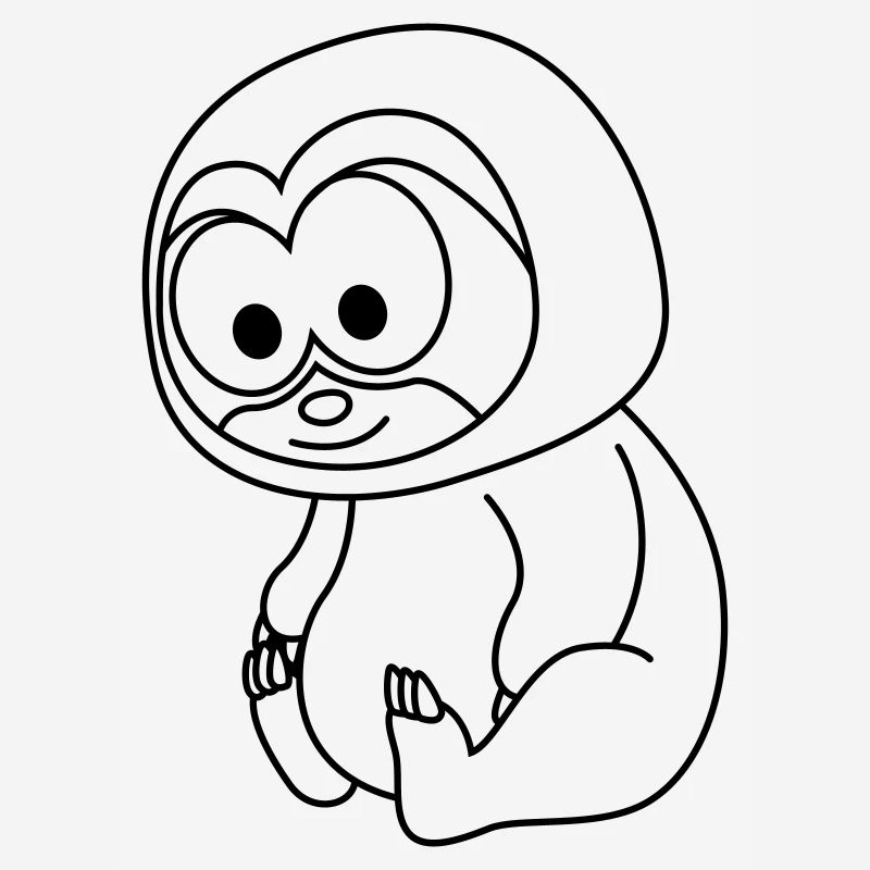 Sloth Comic Animal