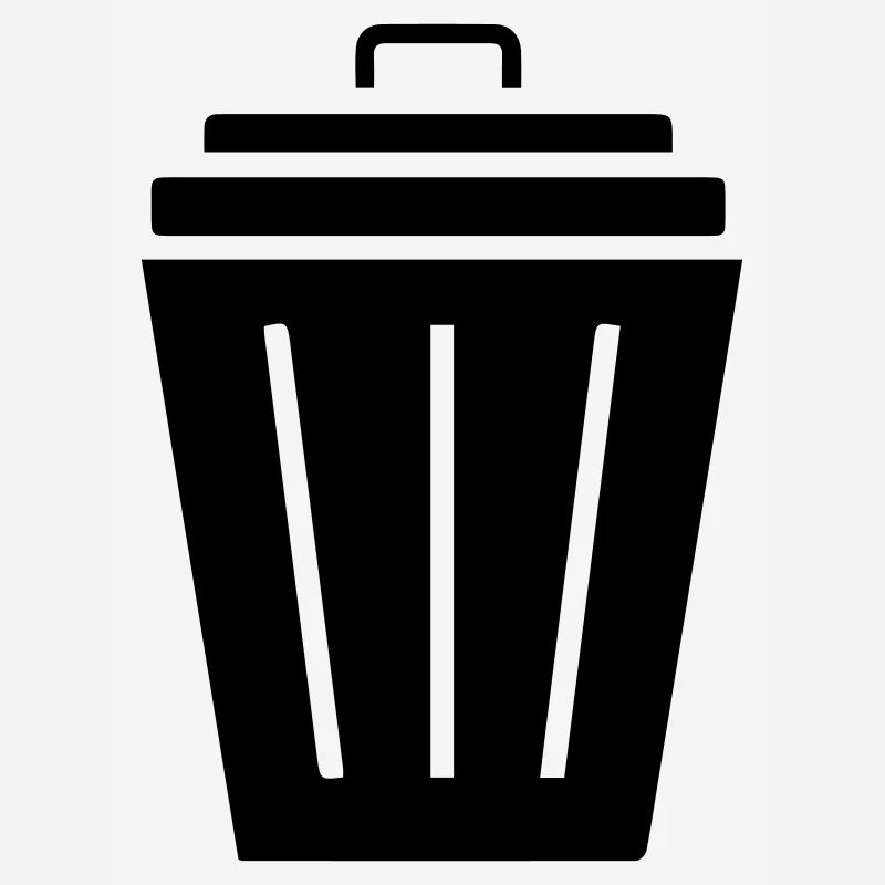 Garbage can icon