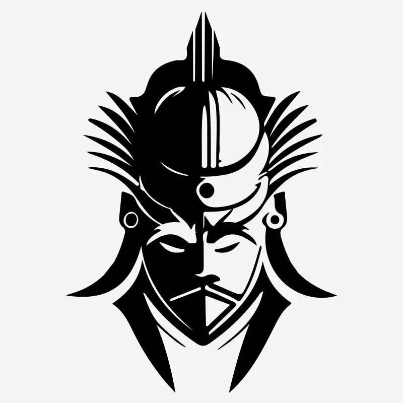 Samurai Kopf