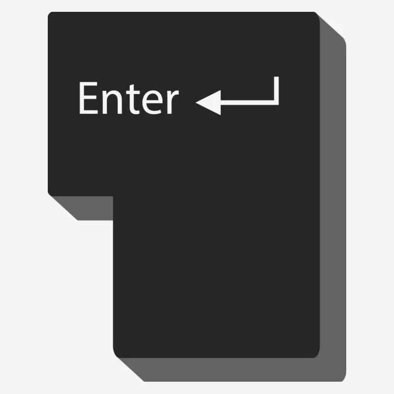 Enter button computer gift idea