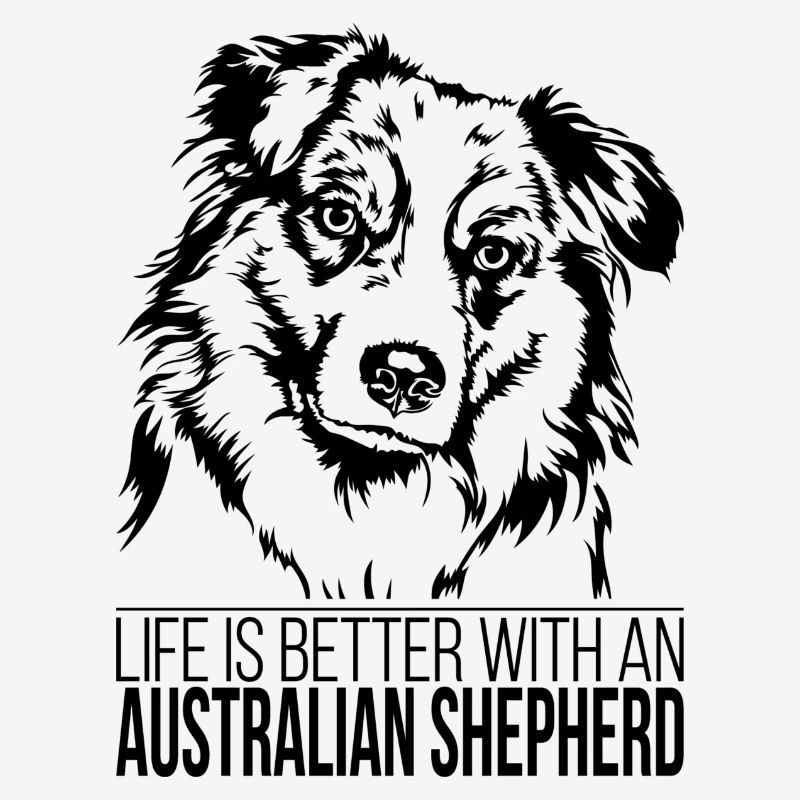 Australian Shepherd Hunde Spruch Aussie Wilsigns