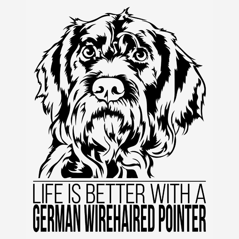 German Wirehaired Pointer life is better Wilsigns