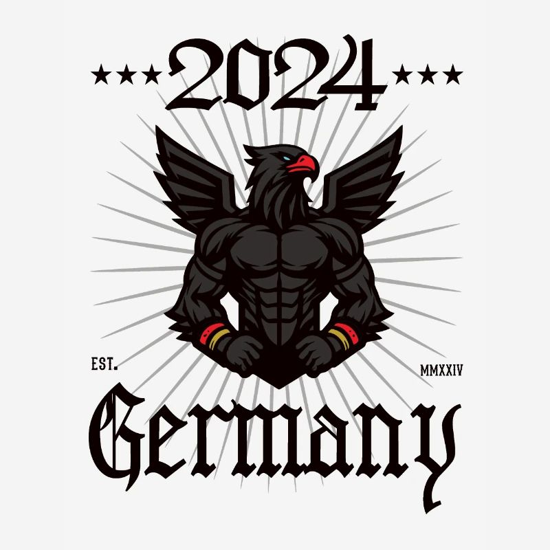 Allemagne Design avec le Bodybuilder Eagle