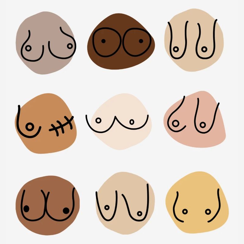 Boobs same but different