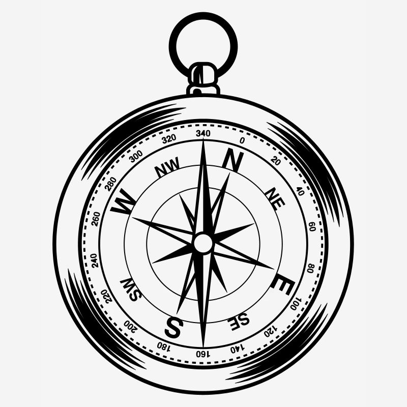 kompass symbol form