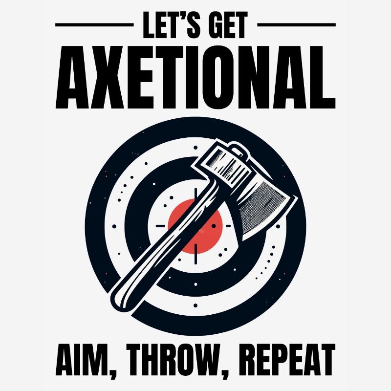 Axetional Axe Throwing Bullseye Aim Throw Repeat