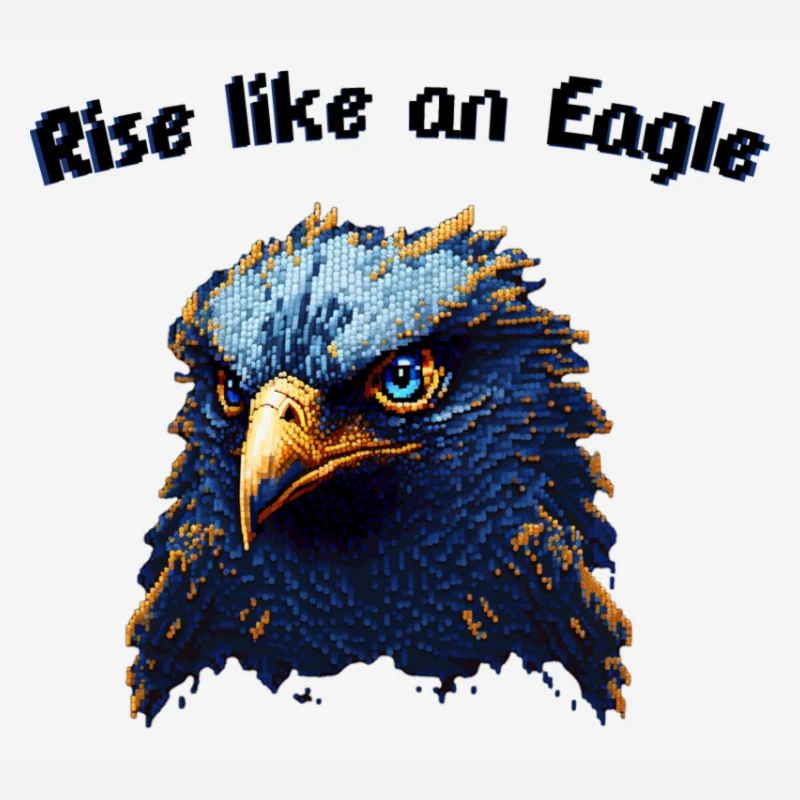 Pixel Art Eagle