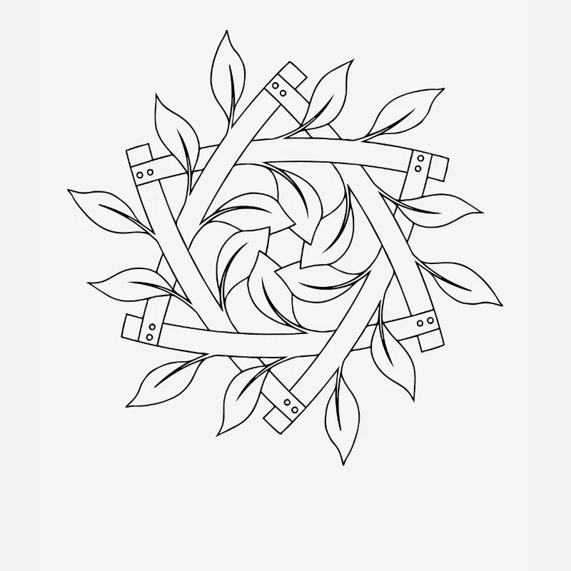 Feuilles Mandala
