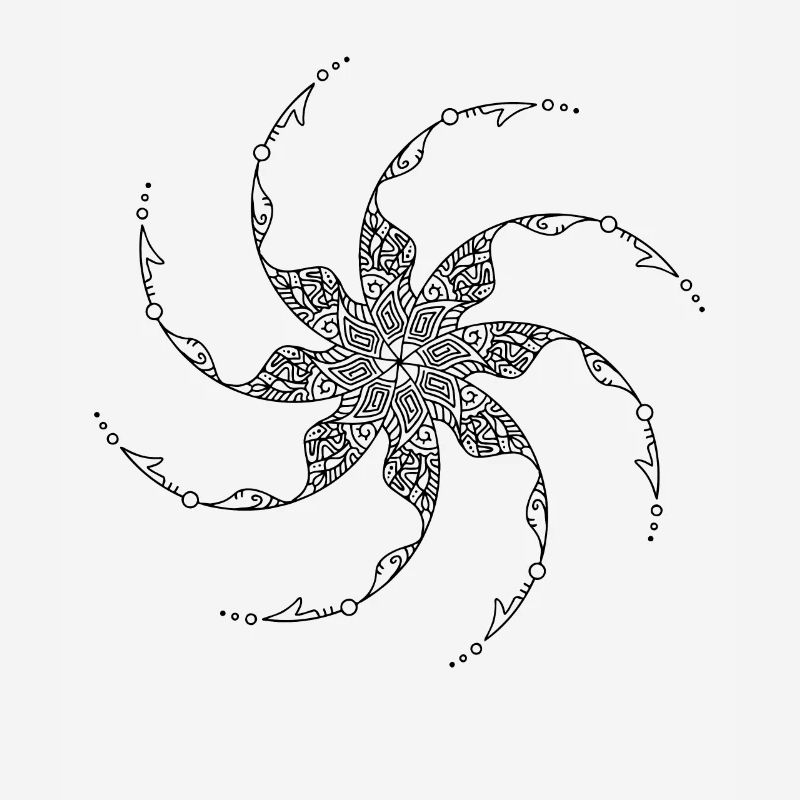 Rotating Mandala