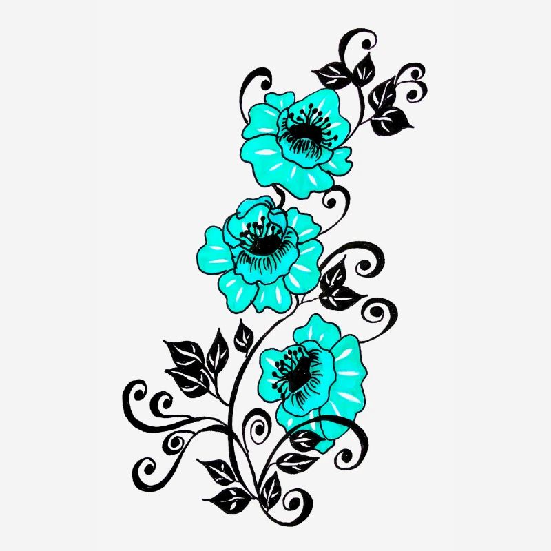 Vrilles de fleur d’azur
