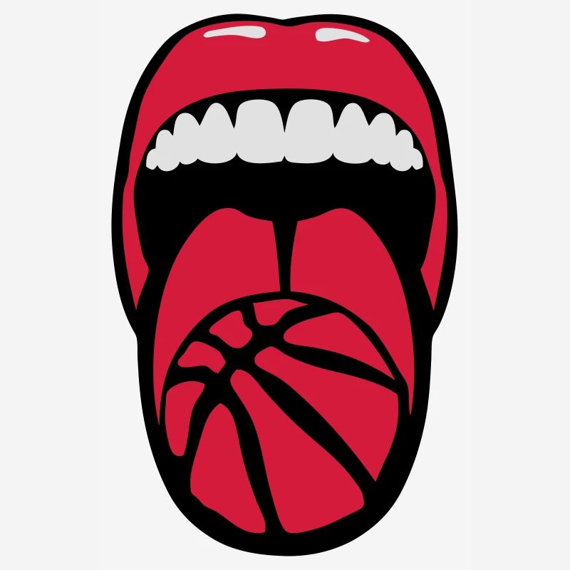 basketball pulls language language mouth