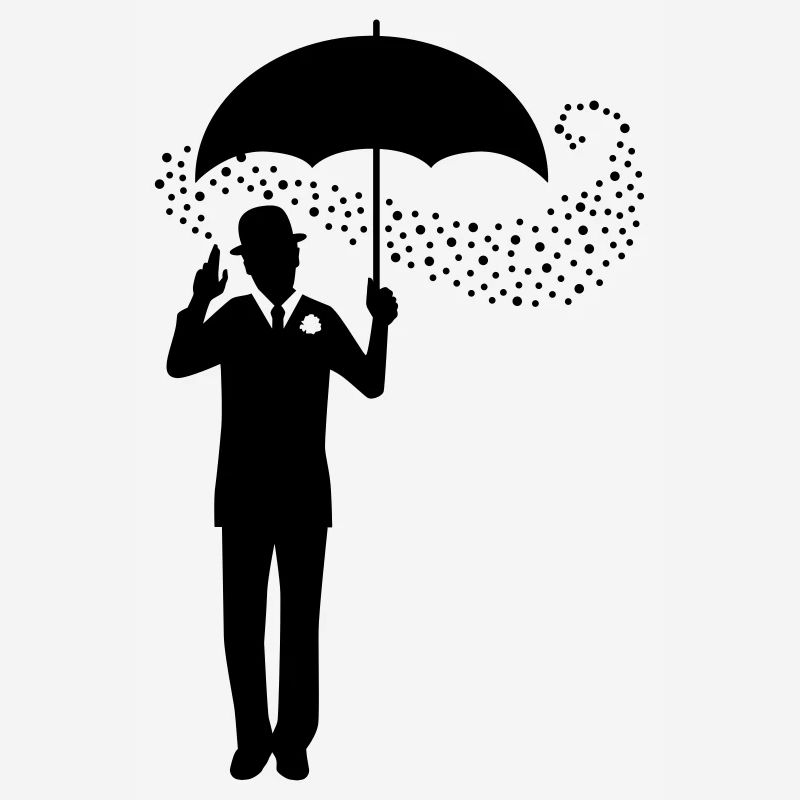 Magicien - Parapluie - Melon - Pantomime - 1C