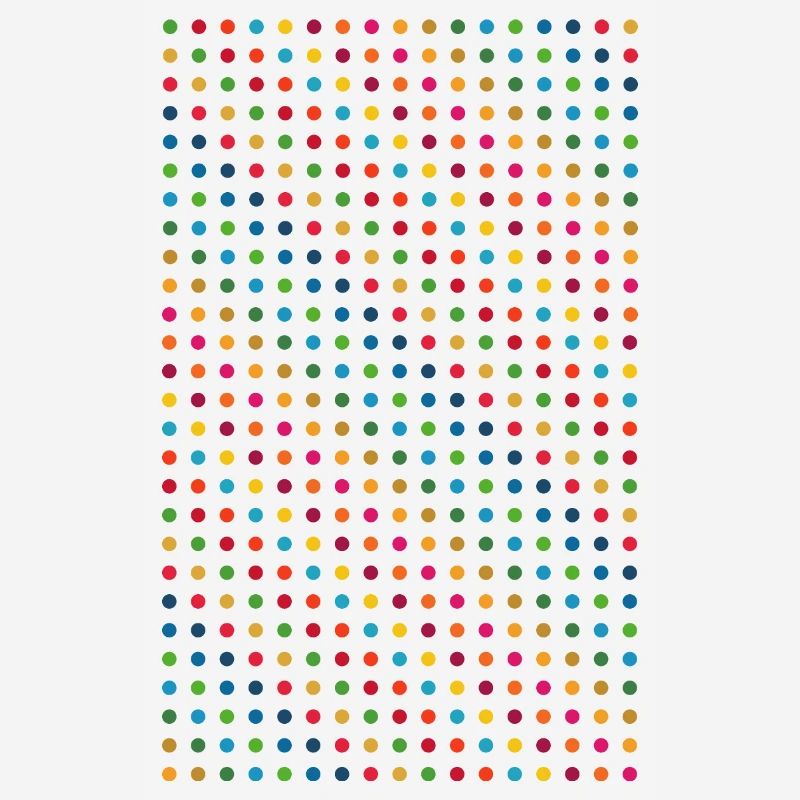 Conception de points colorés