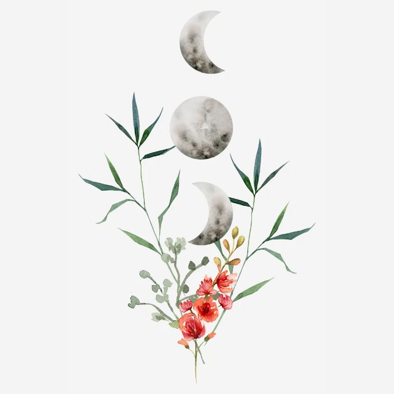 Lune florale