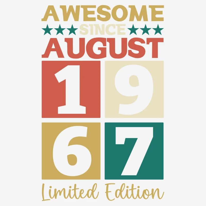 Awesome since August 1967 55th Birthday Gift