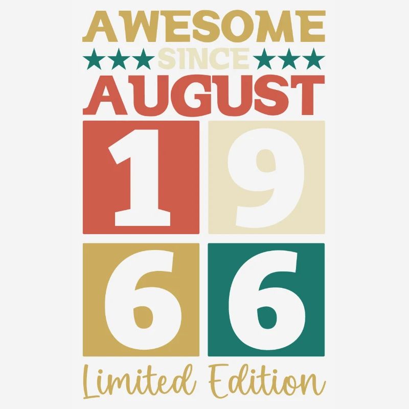 Awesome since August 1966 56th Birthday Gift