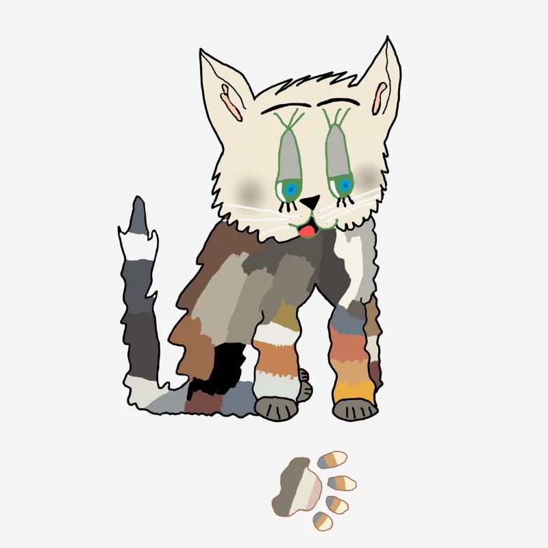 Patchwork Katze Fred Tatze