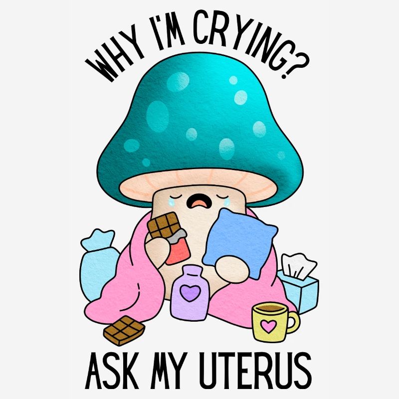 Lustiges Mädchen Problem Periode Kampf