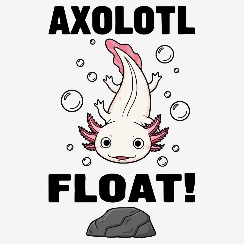 Axolotl Float Pink Salamander Aquarium