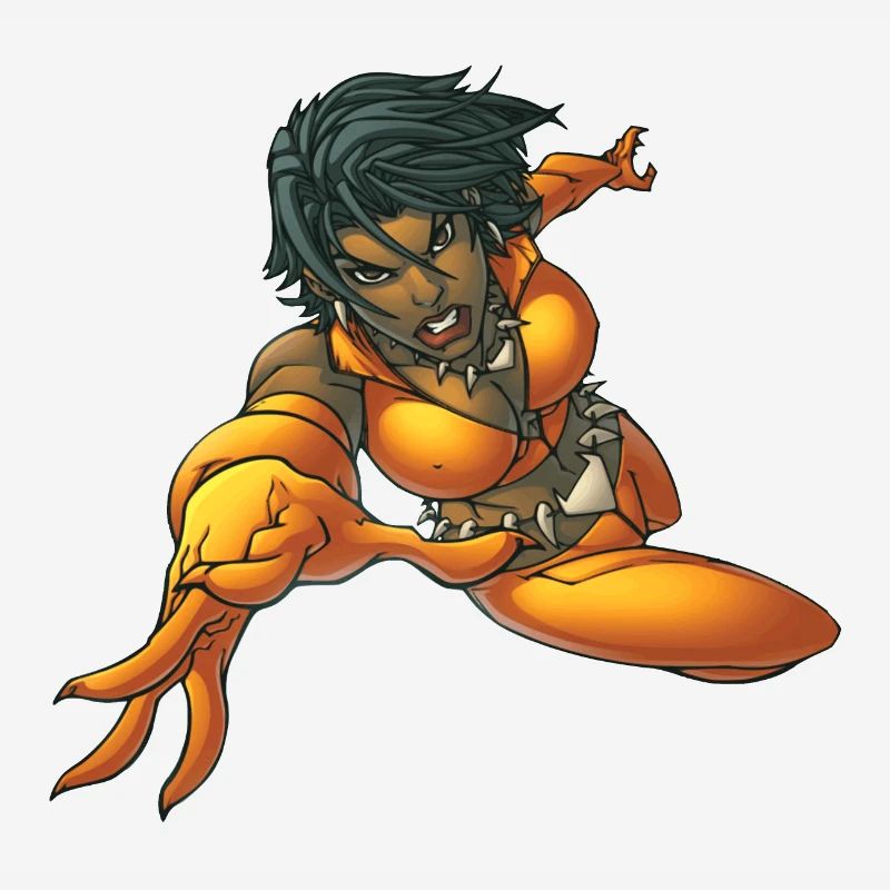 Héroïne en jaune