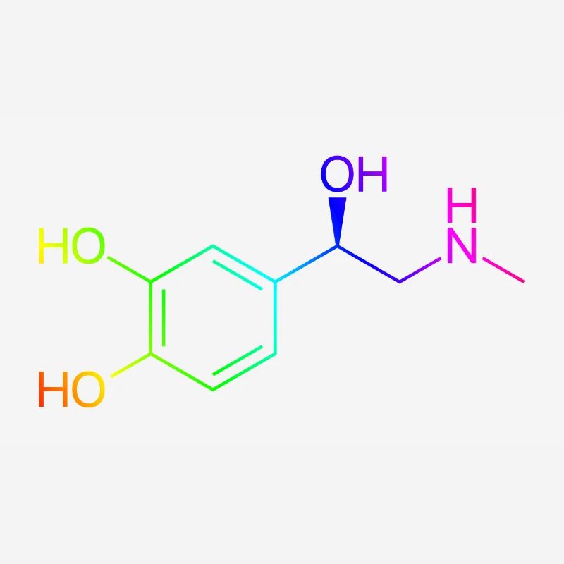 Adrenalin Molekül - Regenbogenfarben