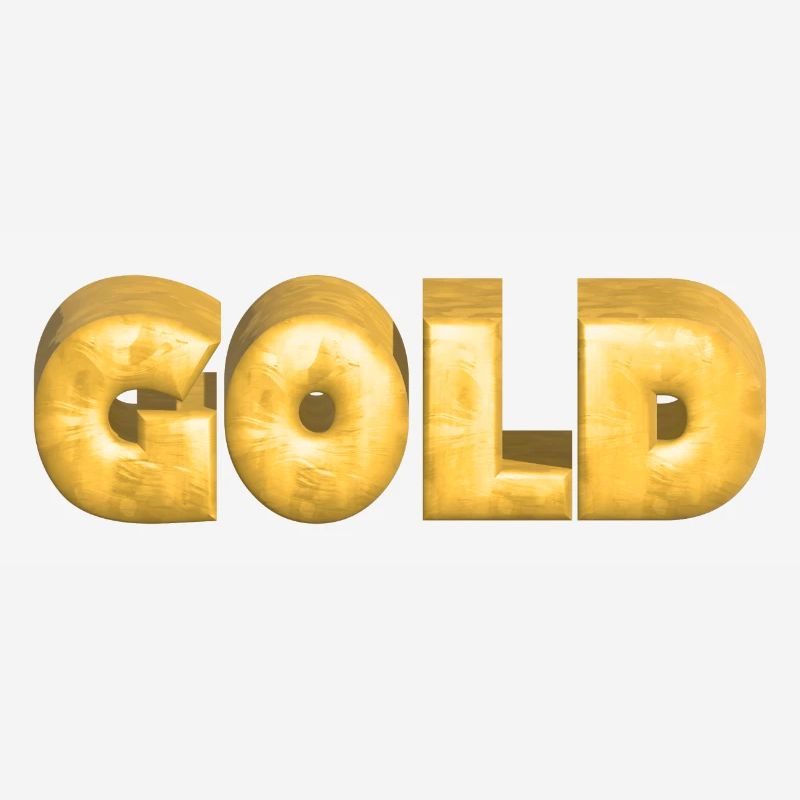 GOLD gold Gold Text Font Bars