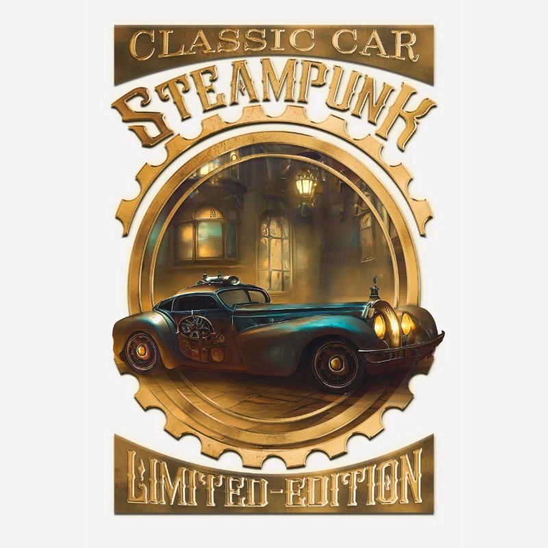 Steampunk Oldtimer klassisch, gotisch und elegant