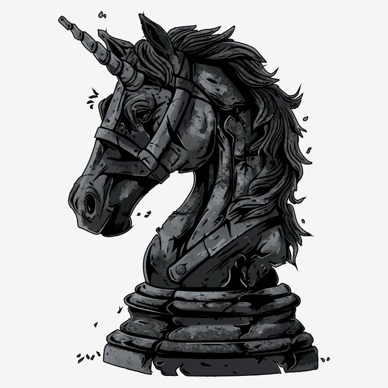 Cheval d’échecs de chevalier